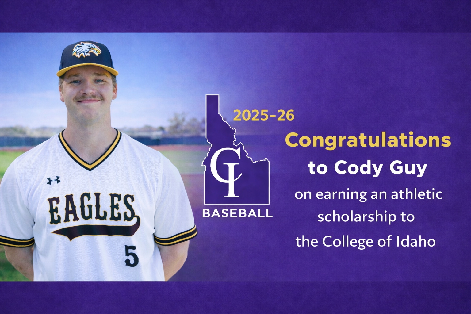 All-Conference Outfielder Cody Guy Advances to the Next Level