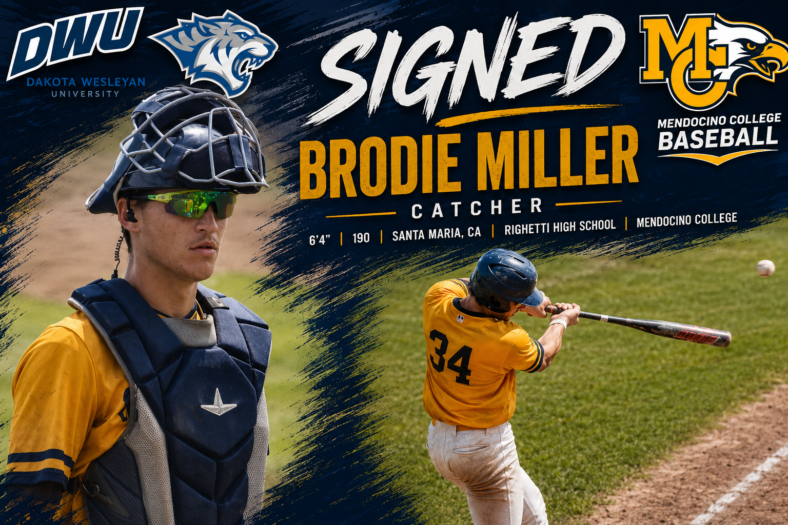 Brodie Miller Signs with Dakota Wesleyan University