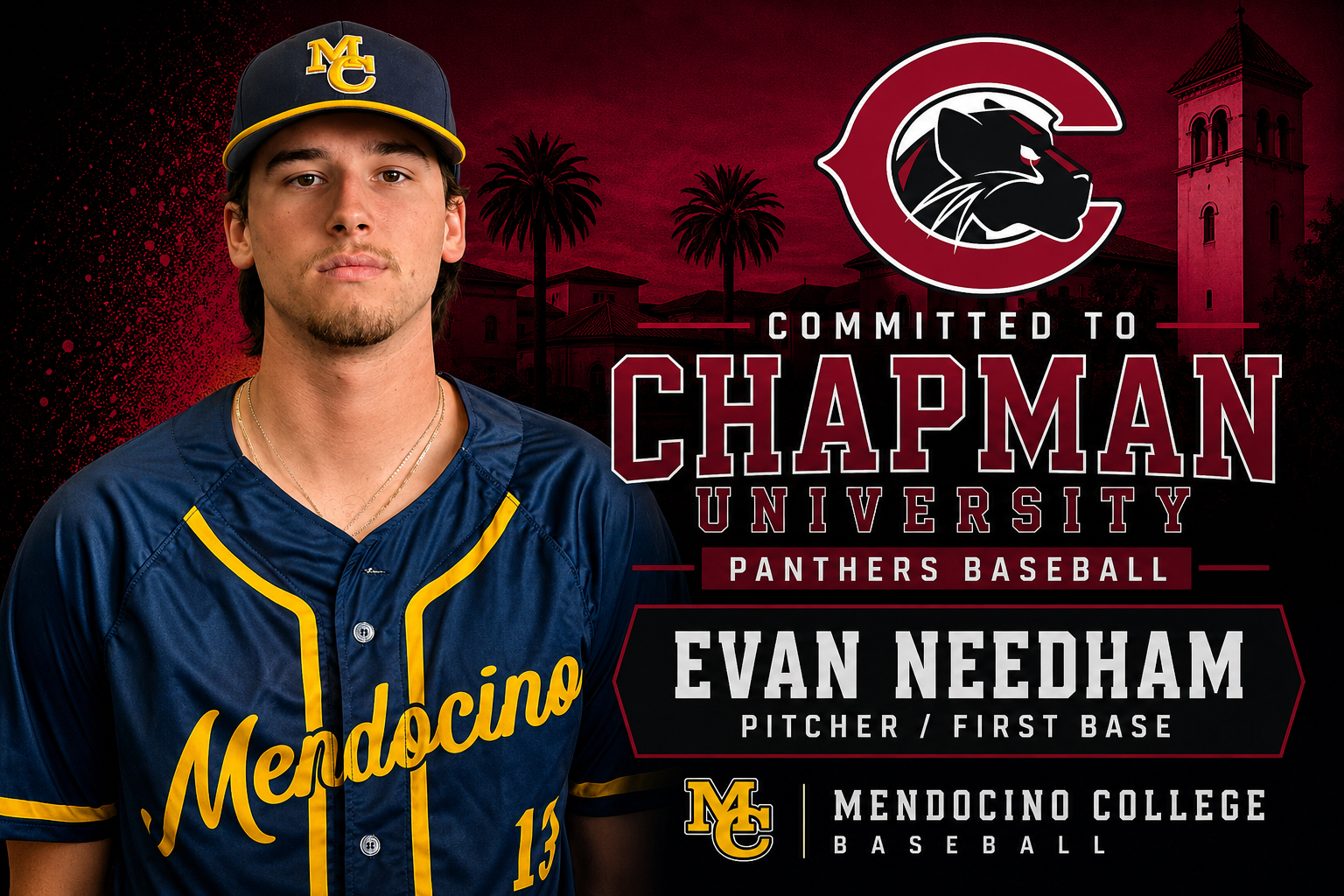 Needham Commits to Chapman University